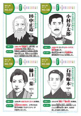 日本の歴史人物 カード　（15）