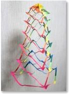 七夕飾り「網飾り」の折り紙・作り方　無料ダウンロード・印刷