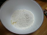 小麦粉粘土の作り方　写真