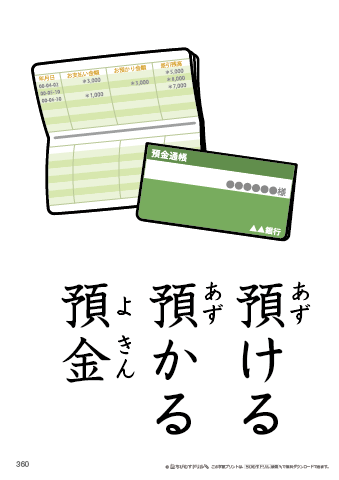 漢字フラッシュカード［小６］両面印刷用・ふりがな有り-360